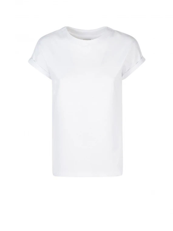 T-shirt bianca in cotone