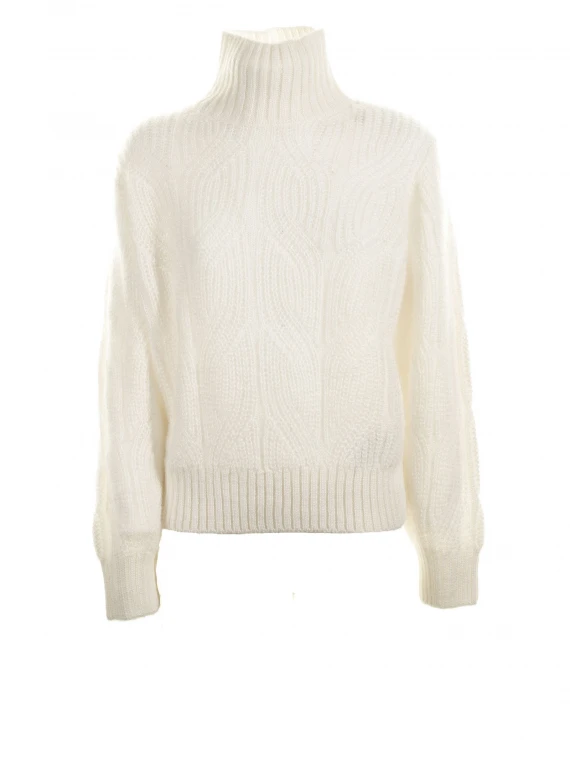 Mohair and silk turtleneck