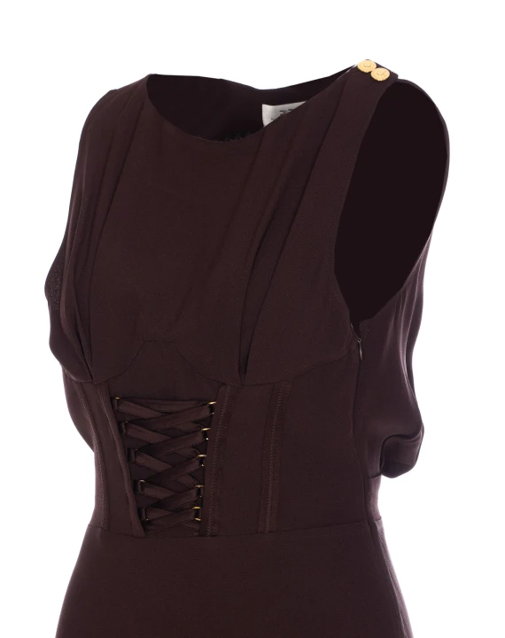 Elisabetta Franchi Abiti Marrone