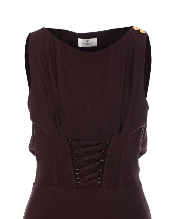 Elisabetta Franchi Abiti Marrone