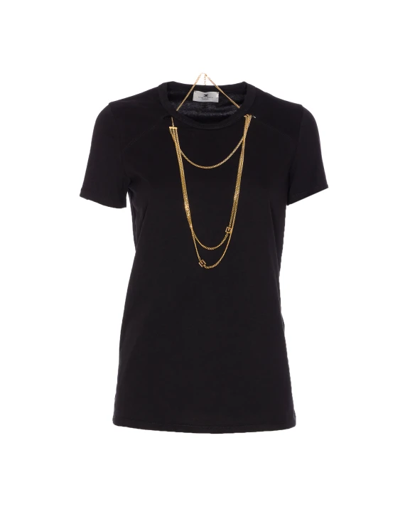 JERSEY T-SHIRT WITH JEWEL DETAIL