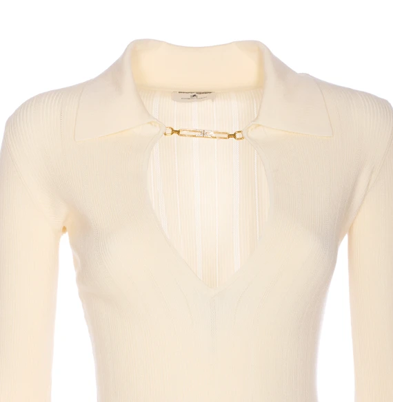 Elisabetta Franchi Sweaters White