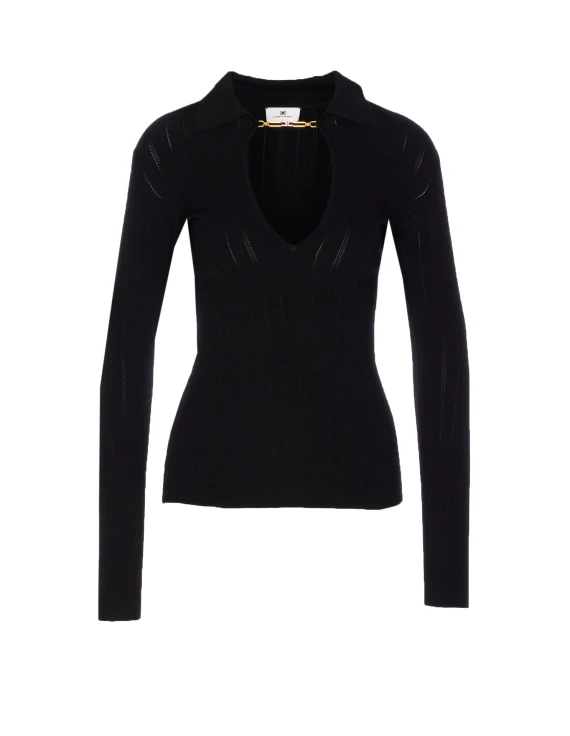 Elisabetta Franchi Sweaters Black