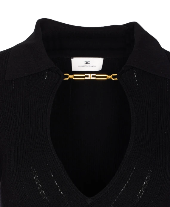 Elisabetta Franchi Sweaters Black
