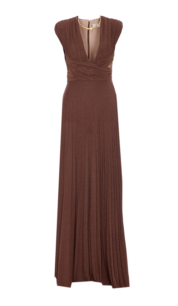 Elisabetta Franchi Abiti Marrone