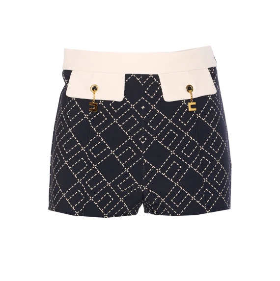 Elisabetta Franchi Pantaloncini Nero