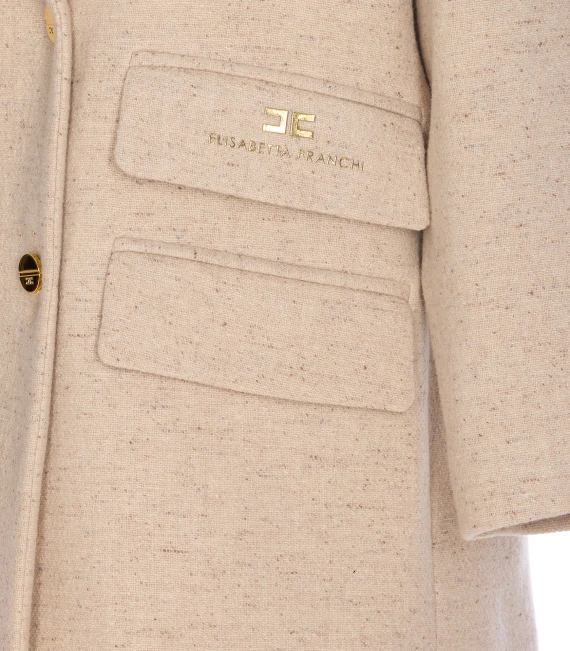 Elisabetta Franchi Giacconi Beige