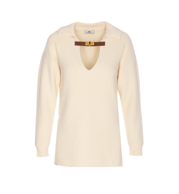 Elisabetta Franchi Maglie Bianco