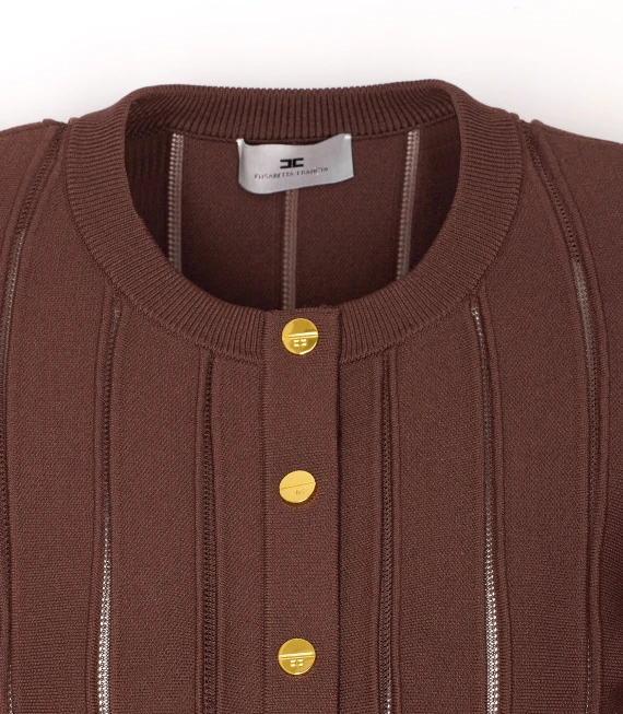 Elisabetta Franchi Maglie Marrone