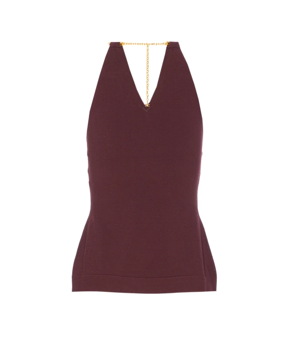 Elisabetta Franchi Top Rosso
