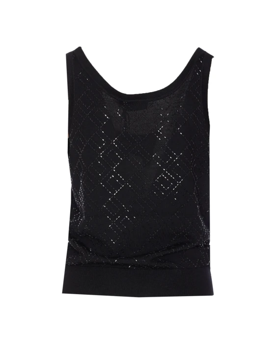 Elisabetta Franchi Top Black