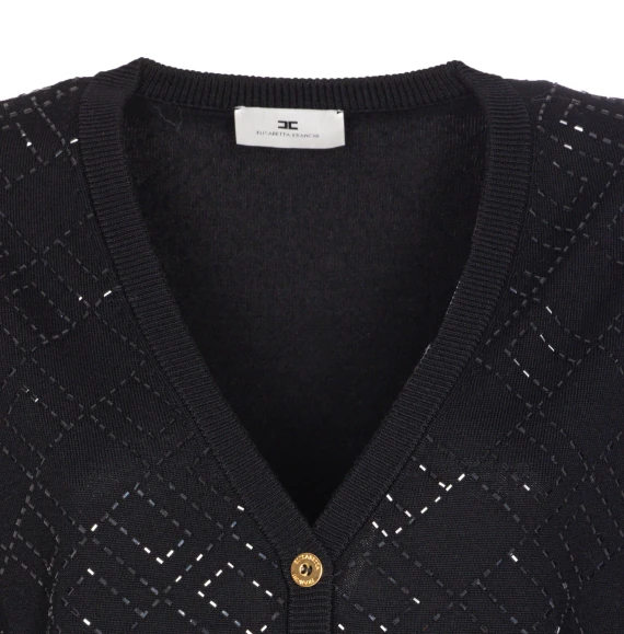 Elisabetta Franchi Sweaters Black