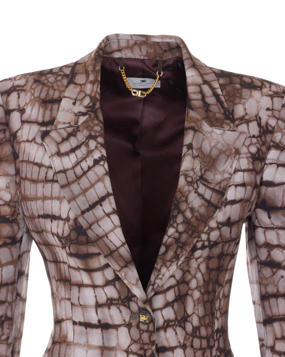 Elisabetta Franchi Giacche Marrone