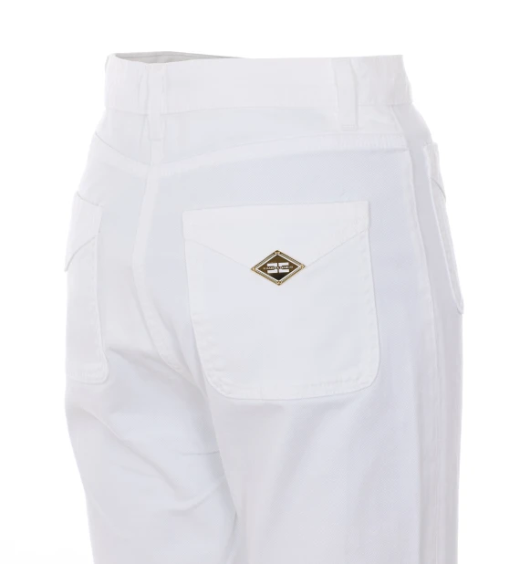 Elisabetta Franchi Pantaloni Bianco