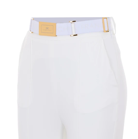 Elisabetta Franchi Pantaloni Bianco