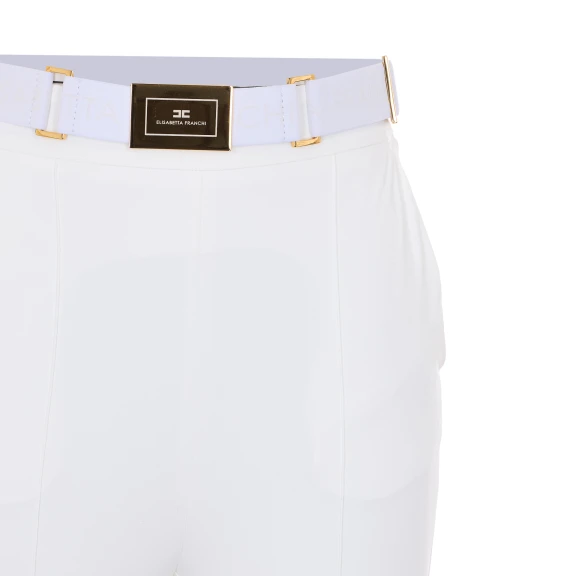 Elisabetta Franchi Pantaloni Bianco