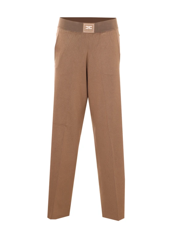 Elisabetta Franchi Pantaloni Marrone