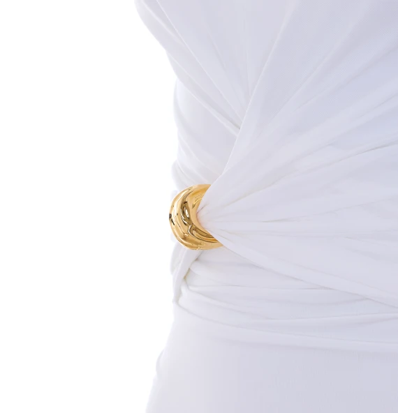 Elisabetta Franchi Top Bianco