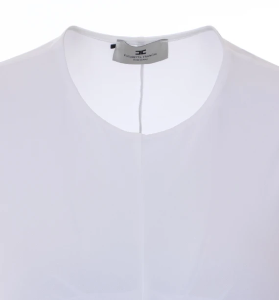 Elisabetta Franchi Top Bianco
