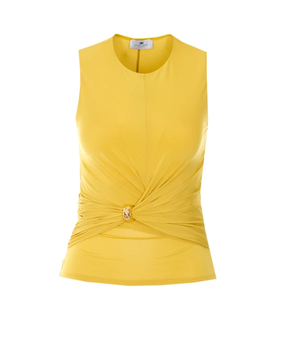 Elisabetta Franchi Top Giallo
