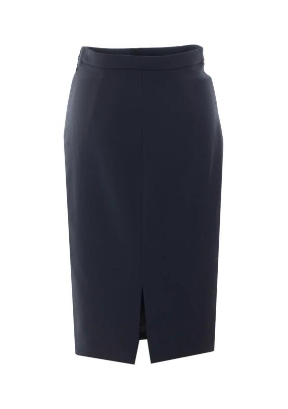 Black Longuette Skirt