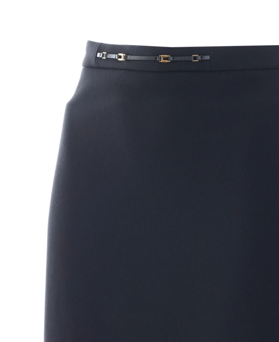 Black Longuette Skirt