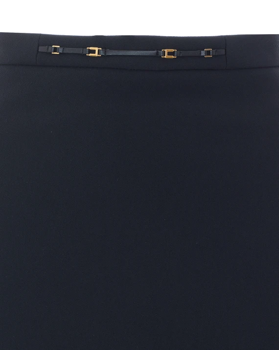Black Longuette Skirt