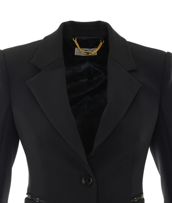 Stretch Double Crack Jacket Elisabetta Franchi