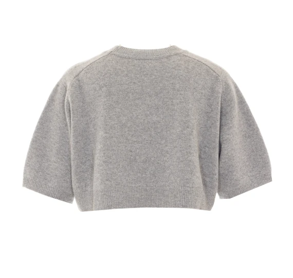 Cropped Logo Sweater