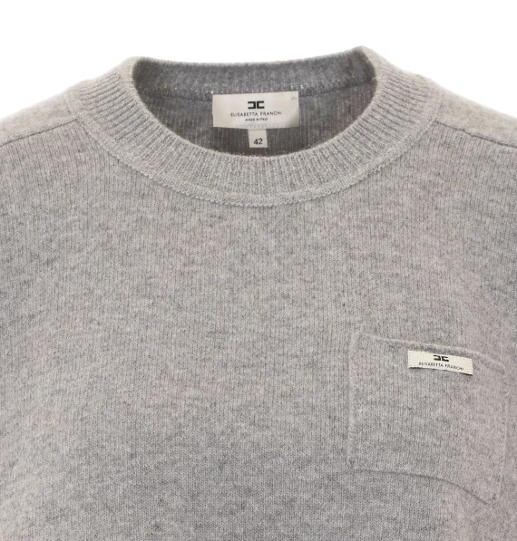Cropped Logo Sweater