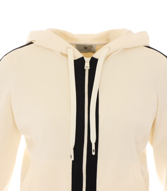 Cropped Zipped Hoodie