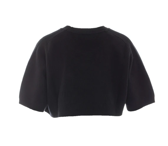 Cropped Logo Sweater