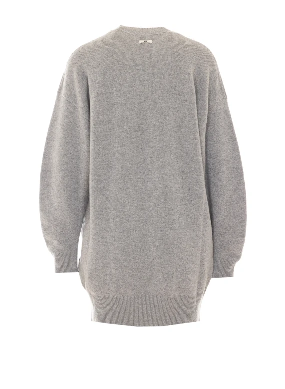 Melange Grey Short Dress