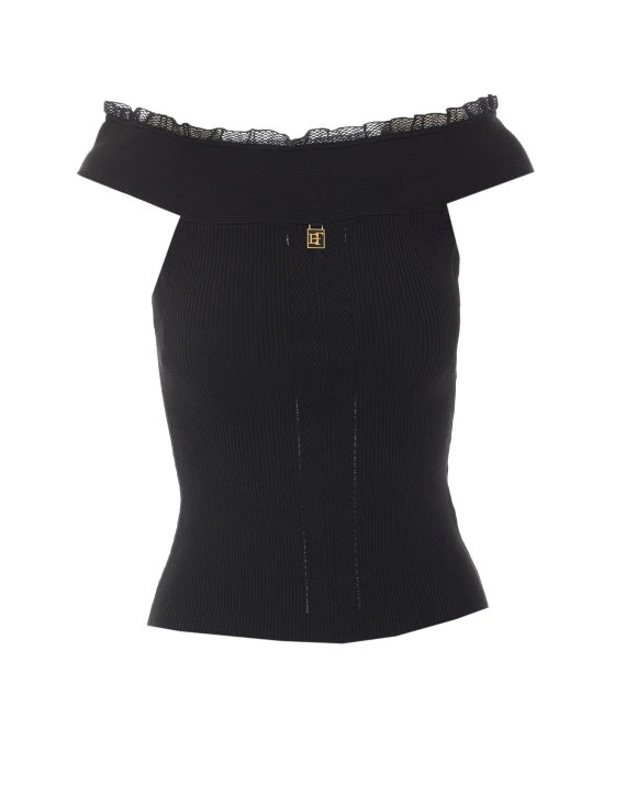 Top nero Elisabetta Franchi