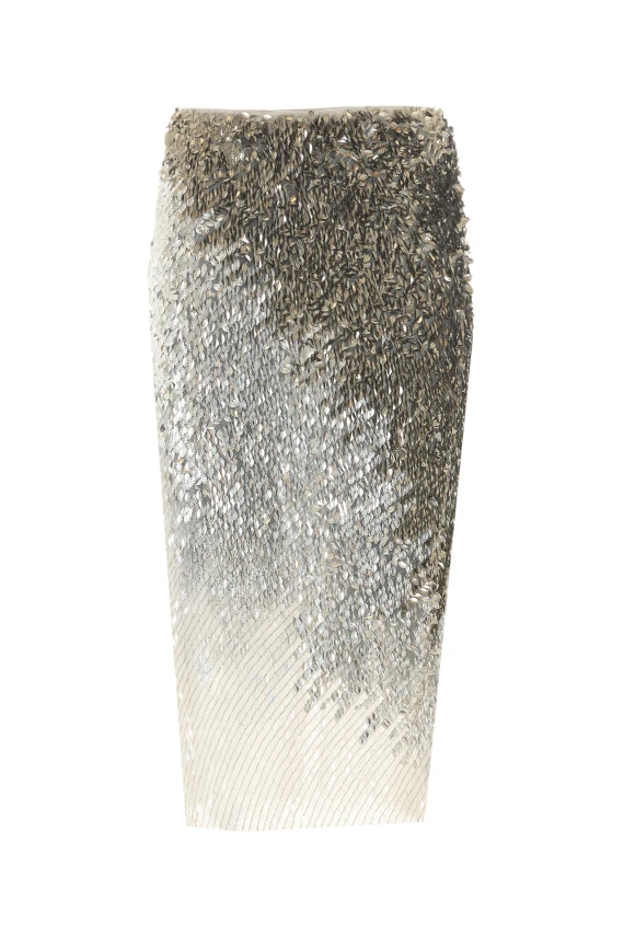Silver Skirt Elisabetta Franchi