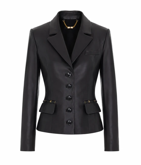 Leather Jacket Elisabetta Franchi