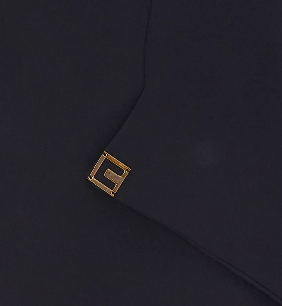 Giacca nera monopetto Elisabetta Franchi