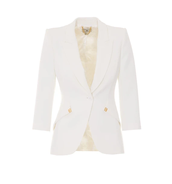 Giacca bianca Elisabetta Franchi