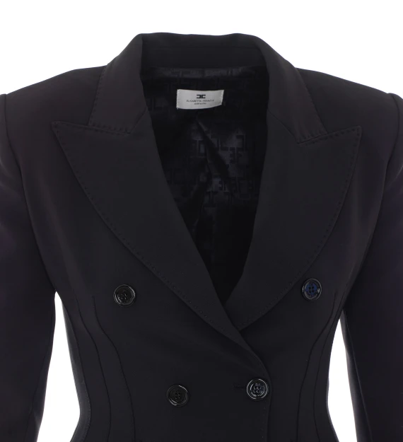 Double Breasted Button Jacket Elisabetta Franchi