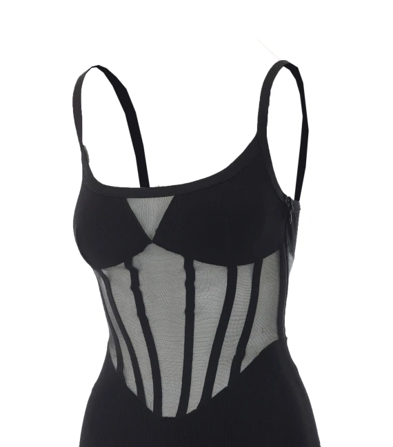 Black midi dress Elisabetta Franchi