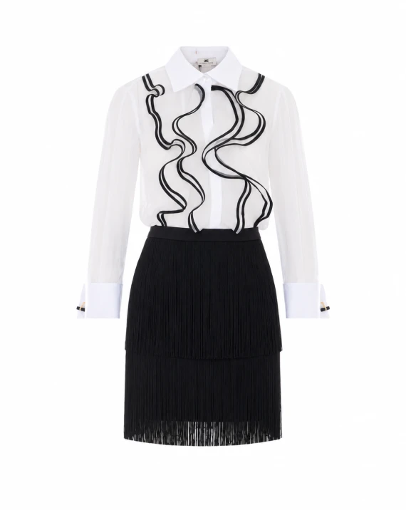 Mini Fringed Dress Elisabetta Franchi