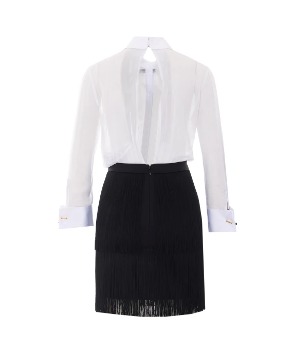 Mini Fringed Dress Elisabetta Franchi