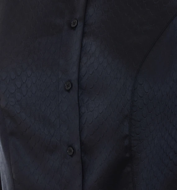 Camicia nera in seta Elisabetta Franchi