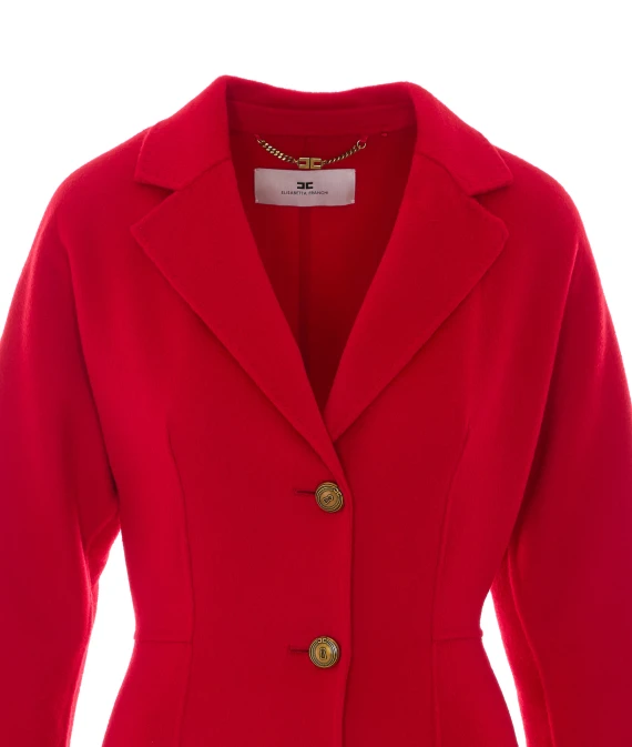Single Breasted Coat Elisabetta Franchi
