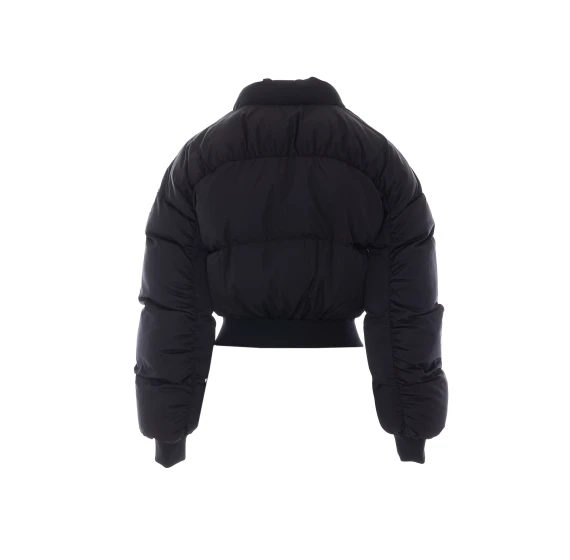 Black cropped down jacket Elisabetta Franchi