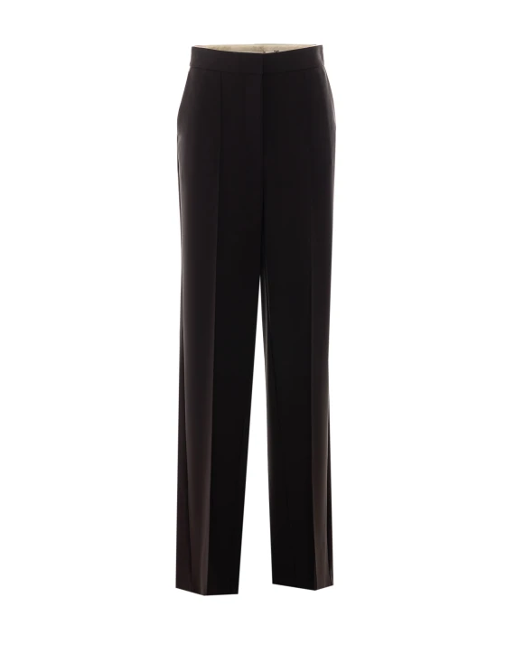 Pantaloni neri a vita alta