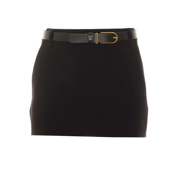 Black Mini Skirt Elisabetta Franchi
