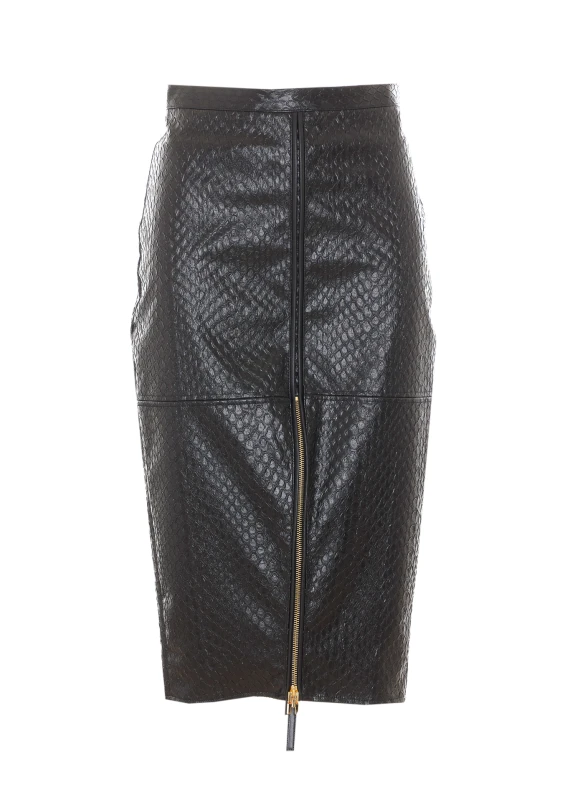 Gonna midi nera Elisabetta Franchi