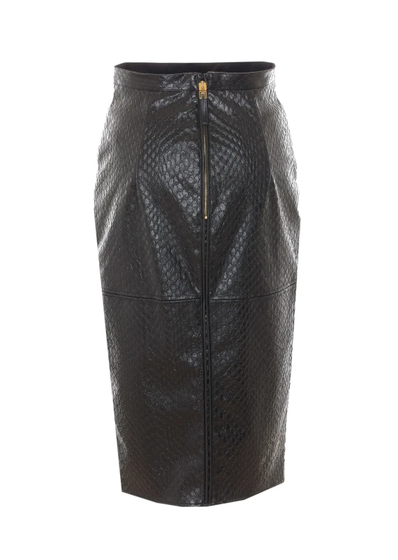Gonna midi nera Elisabetta Franchi