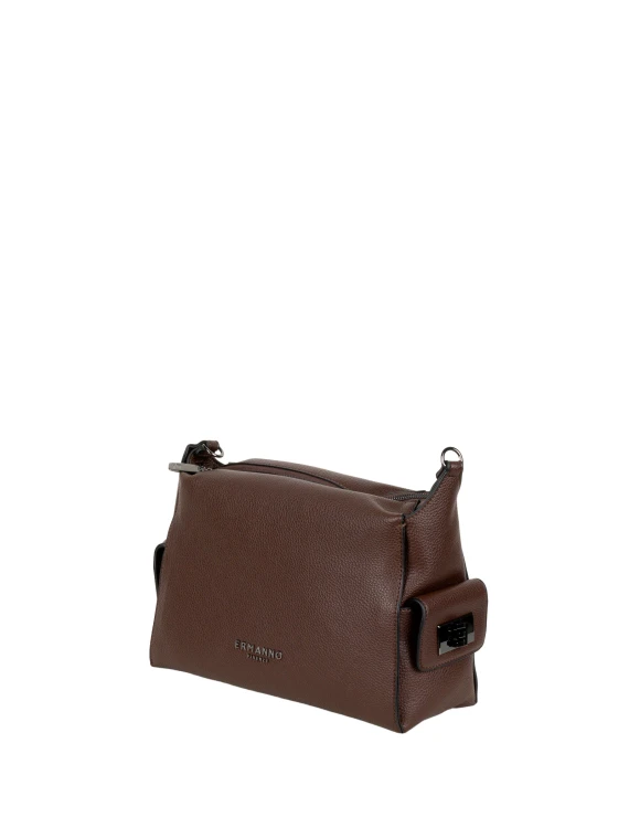 Borsa hobo piccola marrone scuro Ermanno Scervino